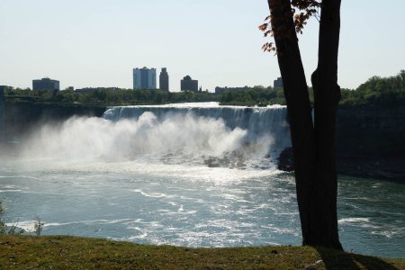 Aan beide kanten van de grens heet het plaatsje Niagara Falls