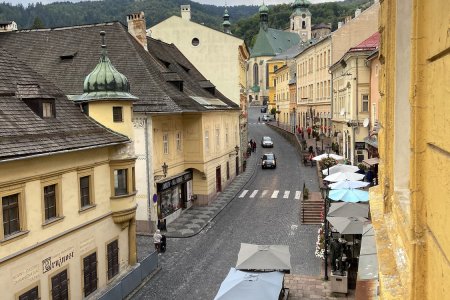 Ons straatje in Banská Štiavnica