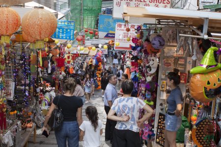 Marktje in Hong Kong central