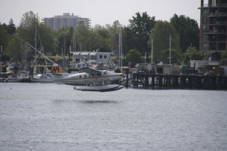 Watervliegtuig in Victoria Harbour