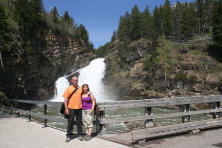 Waterval in Waterton National Park Canada