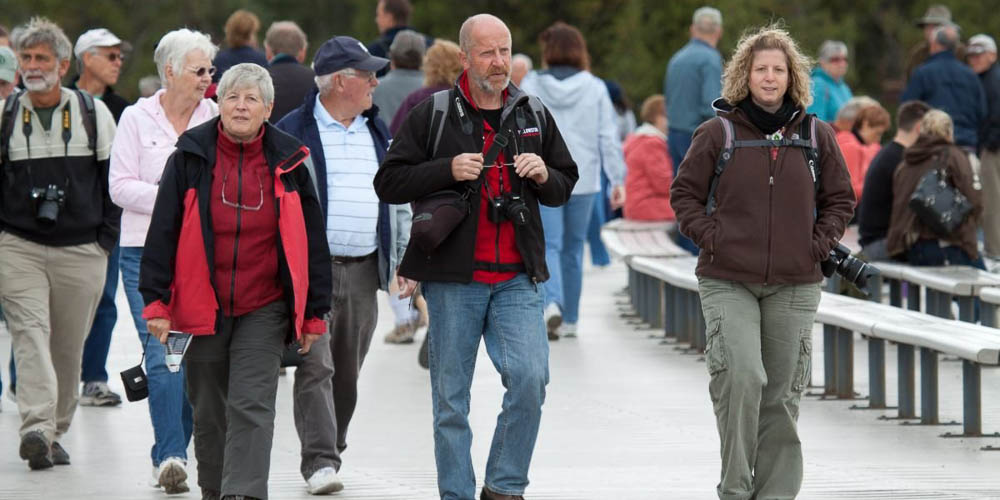 Familie in Yellowstone