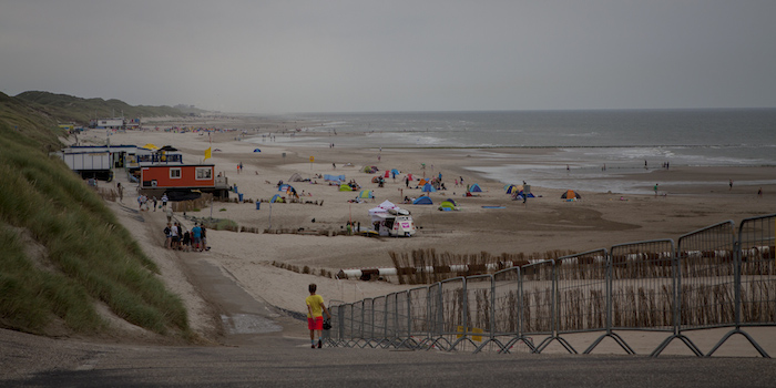 Nieuw strand maken bij Camperduin