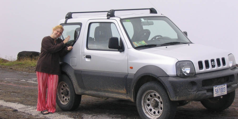 We zijn heel blij met onze mini terreinwagen