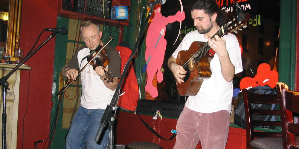 Altijd gezellige muziek in een Iers Pub