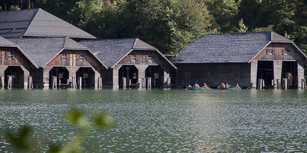 Boothuizen aan de Königssee