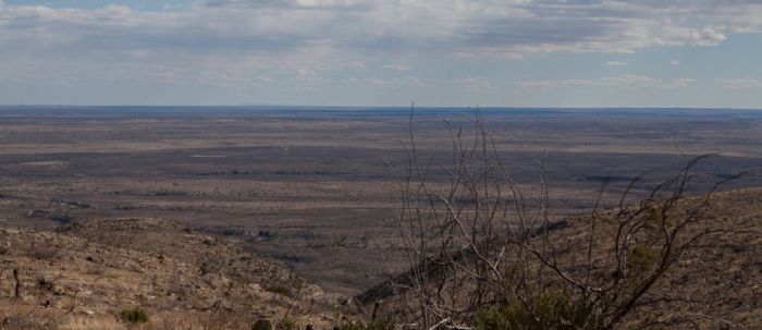 Uitzicht op West Texas