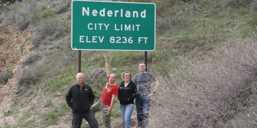 Het plaatsje Nederland in Colorado