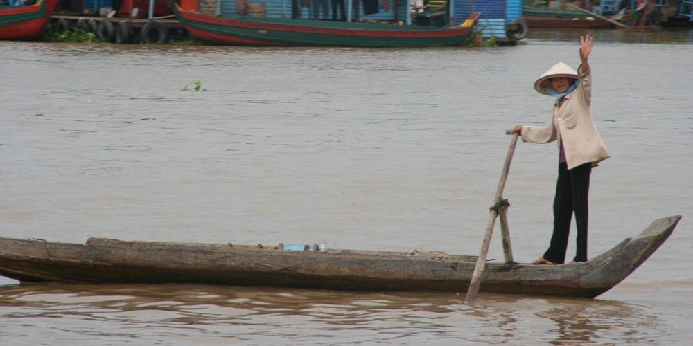 Groetjes vanaf Tonle Sap Lake