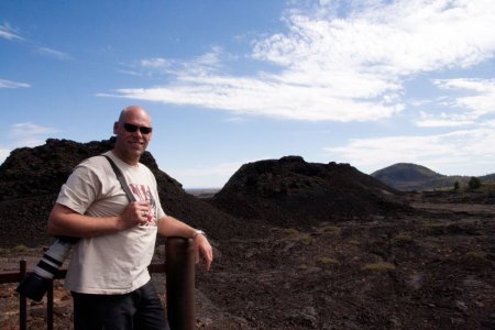 2 cones in Craters of the Moon National Park