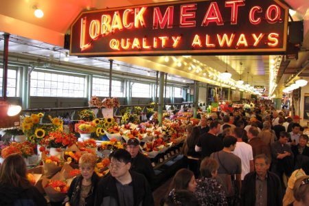 De Farmers market in Pike street