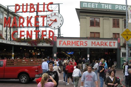 De Farmers market in Pike street