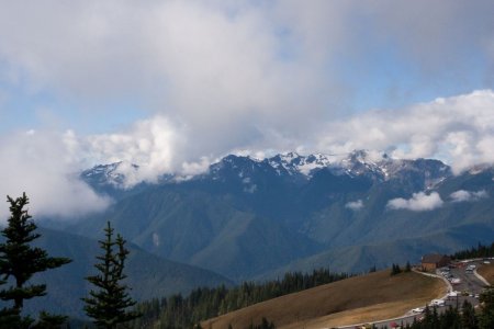 Het gebergte van Mt. Olympic National Park