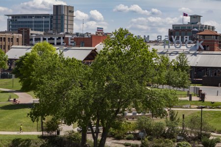 Little Rock heeft een mooie riverwalk