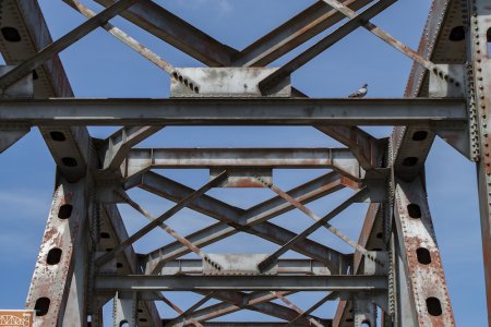 Mooie brug over de Arkansas rivier