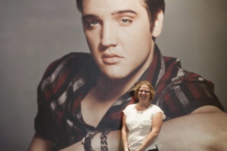 Syl met een jonge Elvis