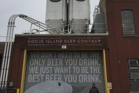 Goose Island, dit was een must do voor Pat