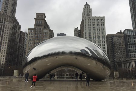 The Cloud Gate in Millennium Park