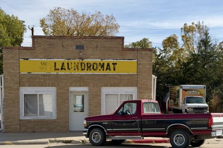 Een wasserette op 2nd street in Crawford