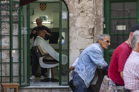 Een barbier in Split