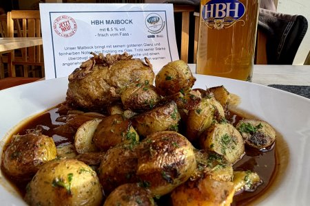 Stevige kost bij Hohmanns Brauhaus, Fulda