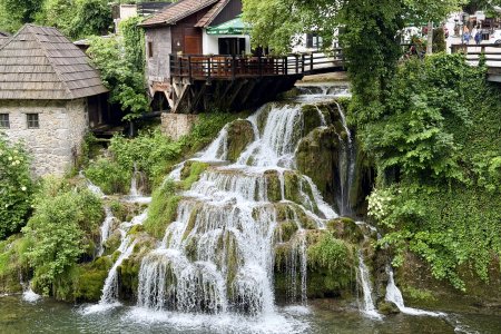 Een van de mooiste watervallen in Rastoke