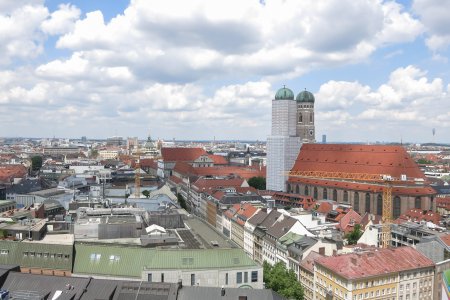 Uitzicht over Munchen