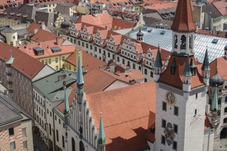 Mooie huizen en gevels in de Altstadt