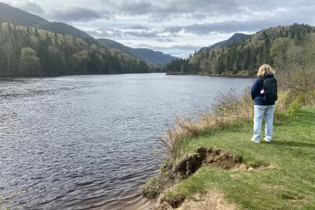 Aangekomen in Parc National de la Jacques Cartier