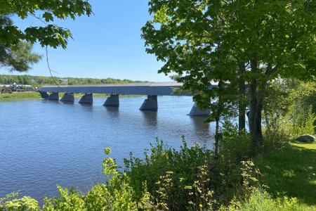 De Hartland Covered Bridge, de langste ter wereld met z&#039;n 390 meter