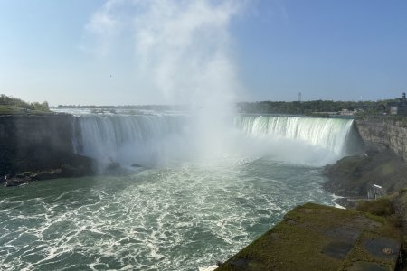 Horseshoe Falls, 820 meter breed, 50 meter hoog