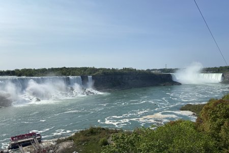 De 3 watervallen; American Falls, Bridal Veil Falls en de Horseshoe Falls