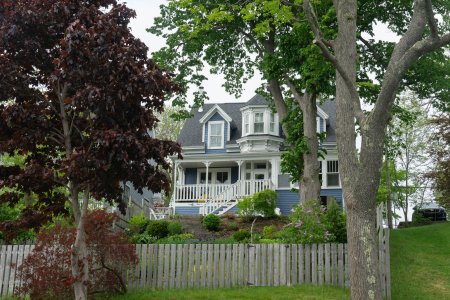 Zomaar een van de goed onderhouden huizen in Unesco stadje Lunenburg