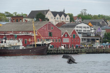 Het plaatsje Lunenburg gezien vanaf de overkant