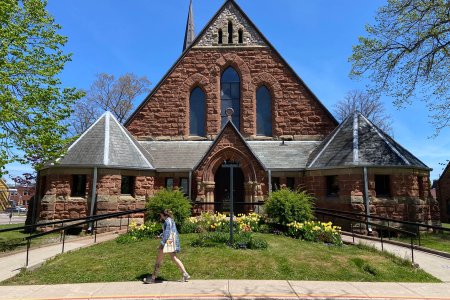 St. Paul&#039;s Church in downtown C Town 