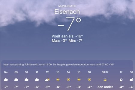 Brrr, het voelt heel koud