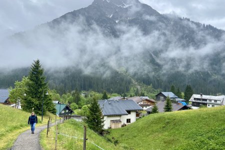 Mooie bewolking in het Kleinwalsertal
