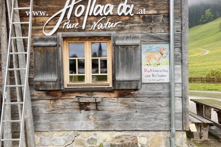 Hoflaa Da, een van de vele kaas automaten van de boer