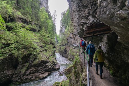 Het is best vochtig in de Klamm