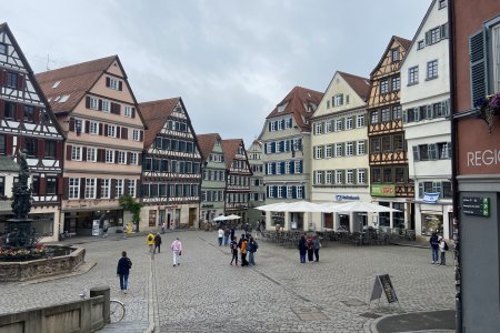 Het marktplein van Tübingen