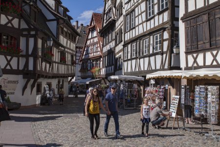 Petit France met z&#039;n vakwerkhuisjes