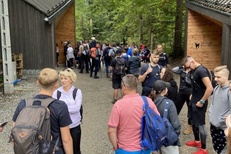 De wandeling naar de Siklawica waterval is nogal populair