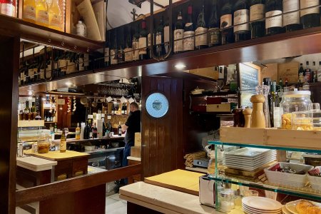 Voor de laatste keer ons favoriete restaurantje, Osteria al Cicheto
