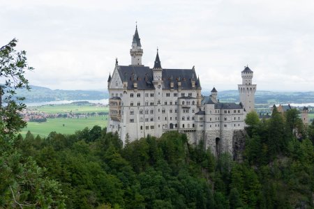Schloss Neuschwanstein vanaf de Marienbrucke