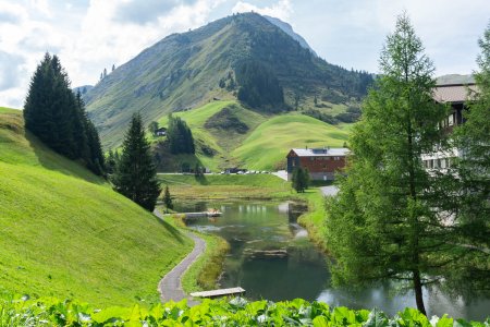De Seebachsee, direct achter ons huis