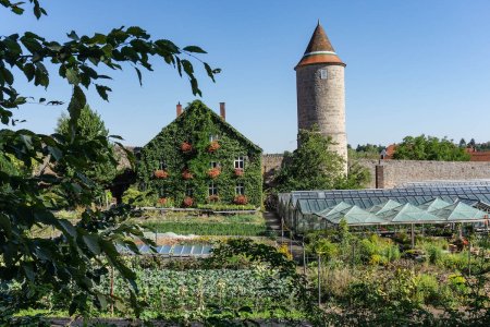 Er is veel groen buiten de stadsmuren
