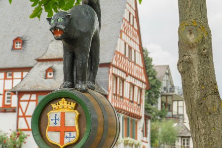 De Zeller Schwarze Katz in Keimt, aan de overkant van Zell