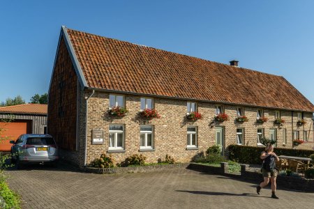 Het Vakwerkhoes in Kuttingen, het linkerdeel is het vakantiehuis