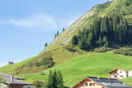 Uitzicht vanuit de woonkamer van ons appartement