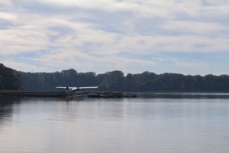 Watervliegtuigje op Lake Dora